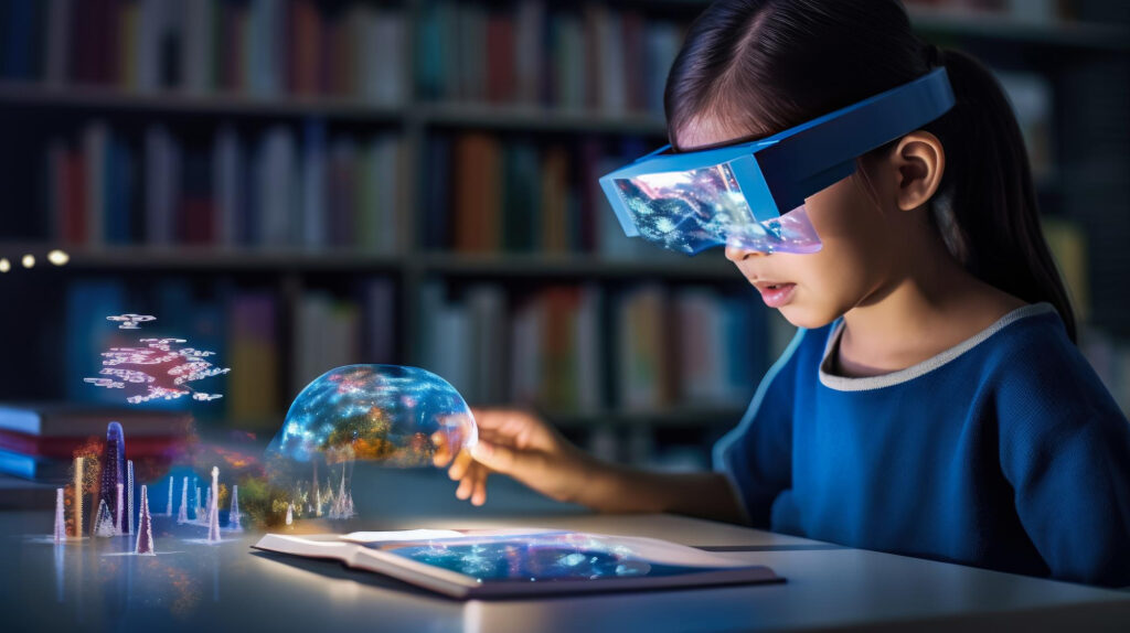 Kids educated through interactive content
